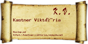 Kastner Viktória névjegykártya